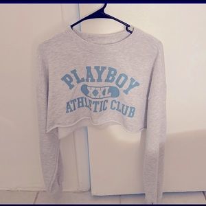 Playboy crop top sweater
